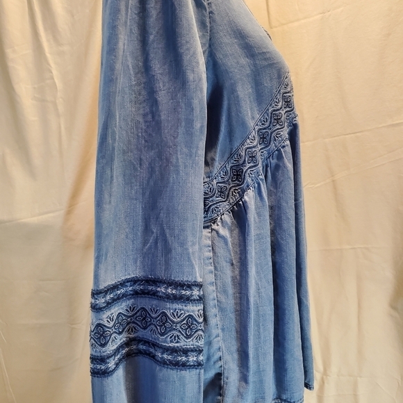 Liverpool Women's Long Sleeve Peasant Skyfall SZ M - Picture 4 of 10